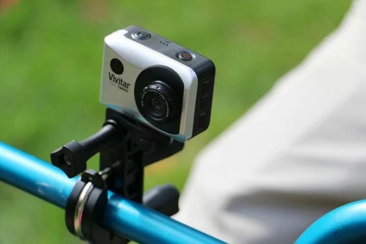 Vivitar DVR 786 HD Action Camcorder bike mount for action camera