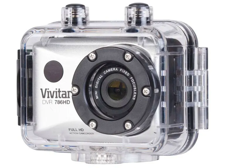 Vivitar DVR 786HD Action Camcorder submersible case action camera