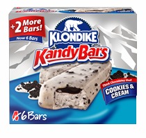 Klondike Kandy Bars Cookies and Cream