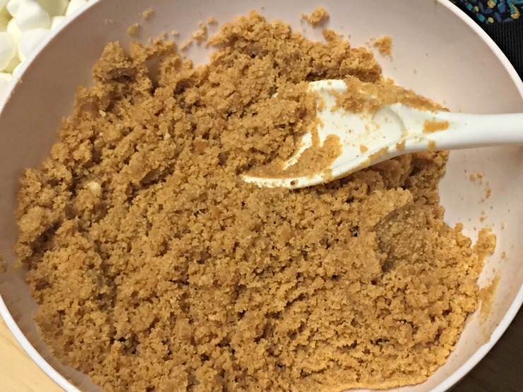 NILLA PB and Mallow squares recipe thanksgiving mix butter and cookie crumbs