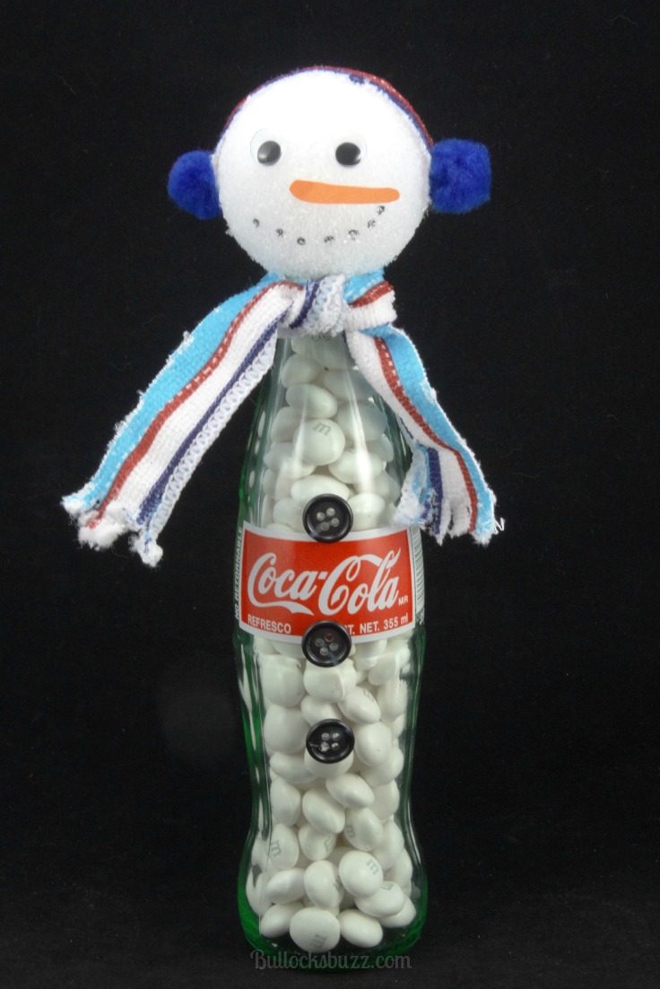 Snowman Coke Bottle Craft