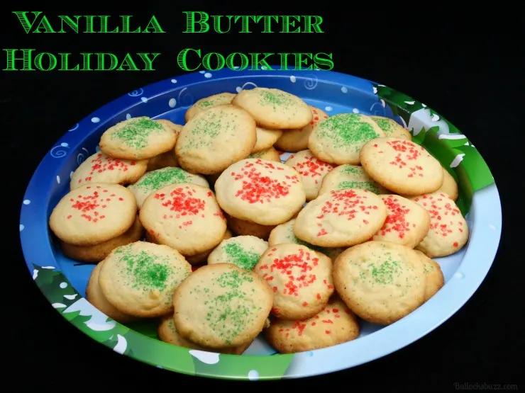 Vanilla Butter Cookie recipe