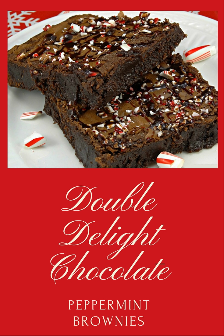 Rich chocolate and cool peppermint come together to create soft, chewy, delectable brownies in this Double Delight Chocolate Peppermint Brownies recipe.