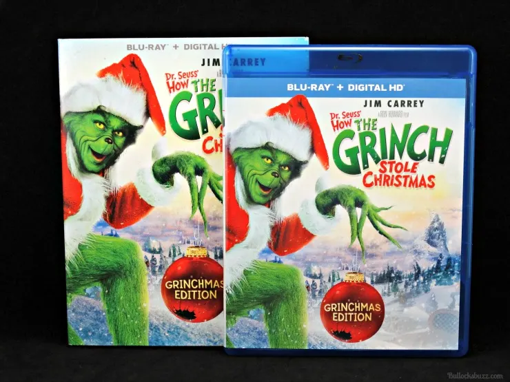 Dr Suess' How the Grinch Stole Christmas Grinchmas Edition blue ray cover