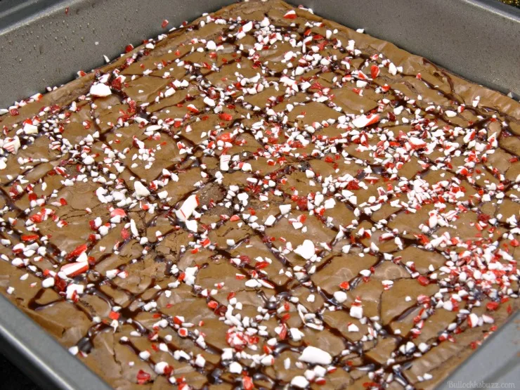 sprinkle with crushed peppermint