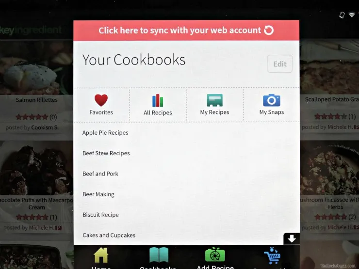key ingredient recipe reader hd tablet app features