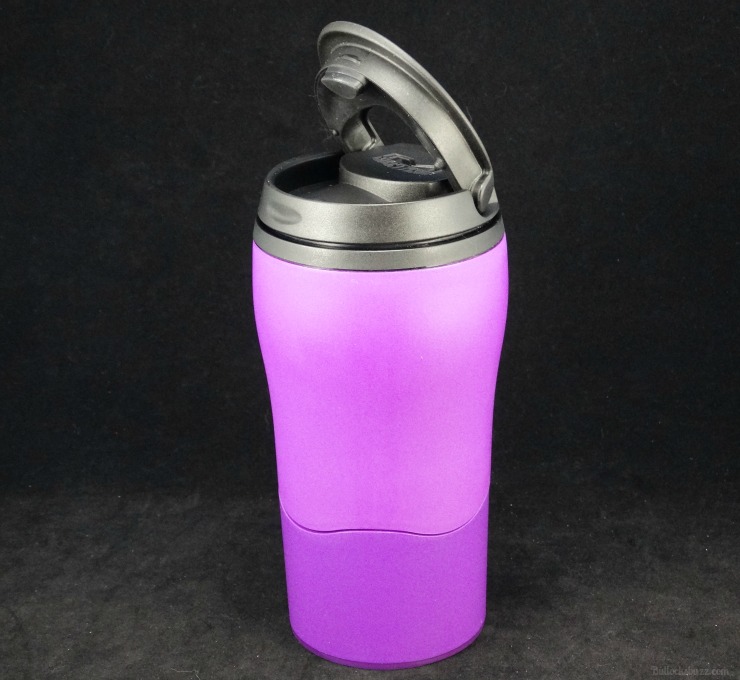 Mighty Mug® Purple Travel Mug with Straw