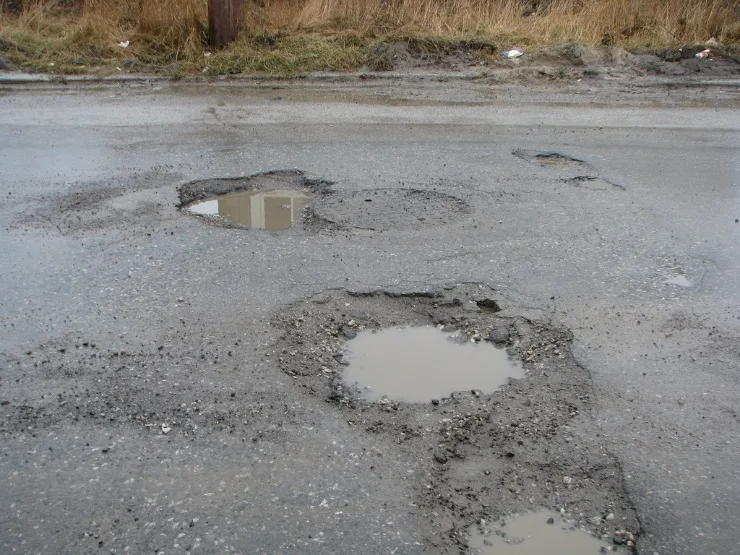 potholes and your car main image