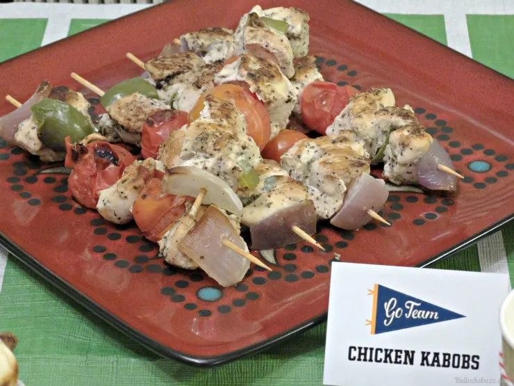 Game Day home gating party zoes chicken kabobs Big Game celebration 