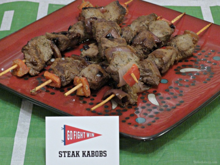 Game Day home gating party zoes steak kabobs Big Game celebration 