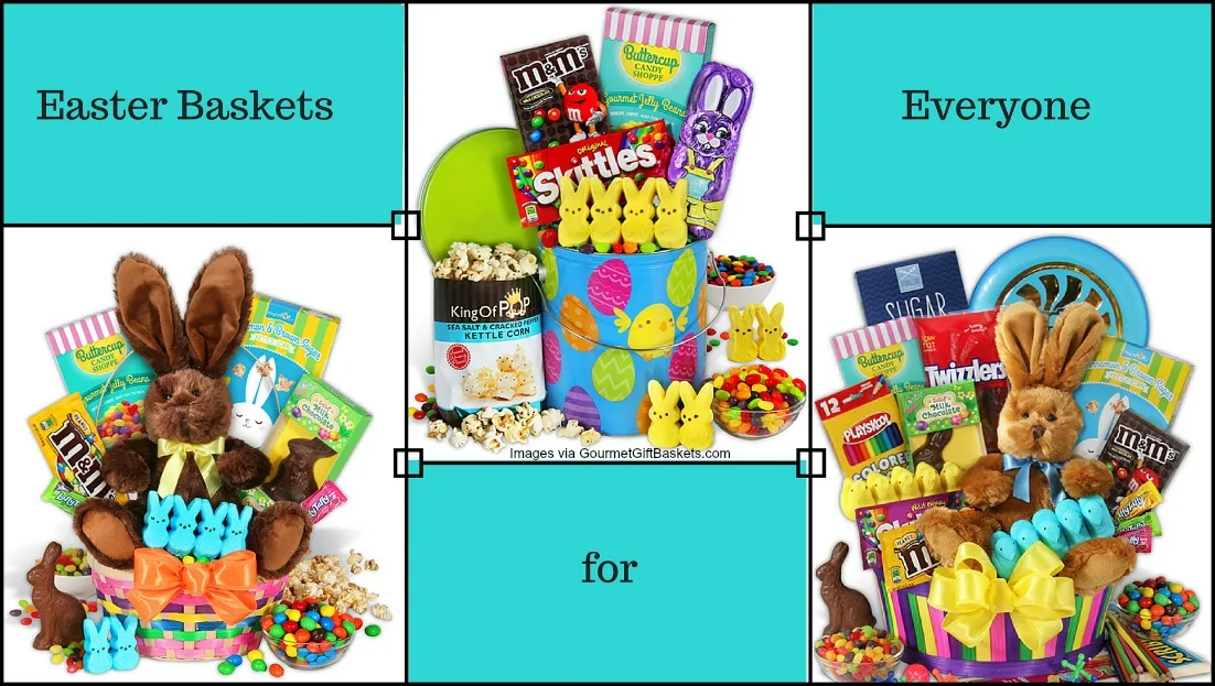 Easter Baskets from GourmetGiftBaskets com site