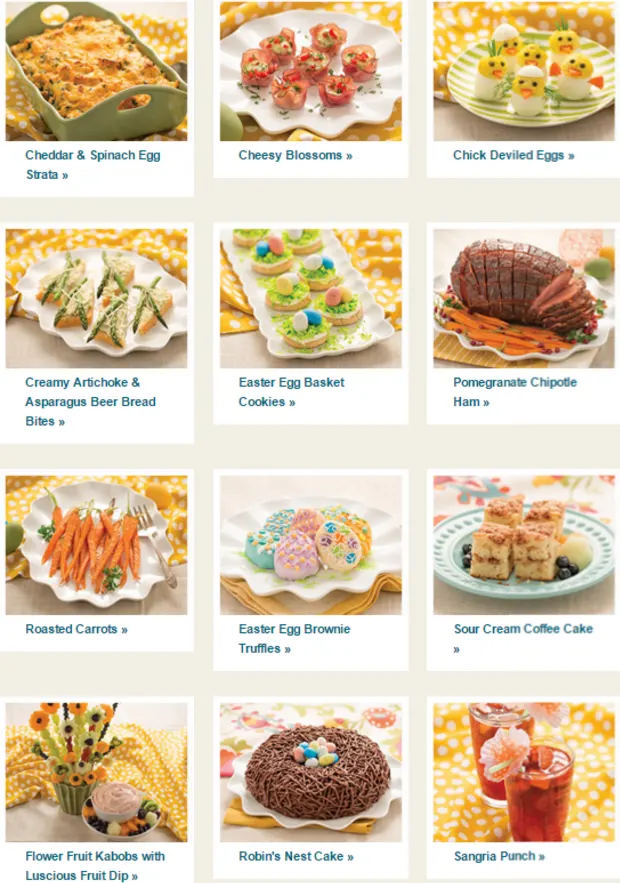 Easter_Menu_Tastefully_Simple_menu_collection