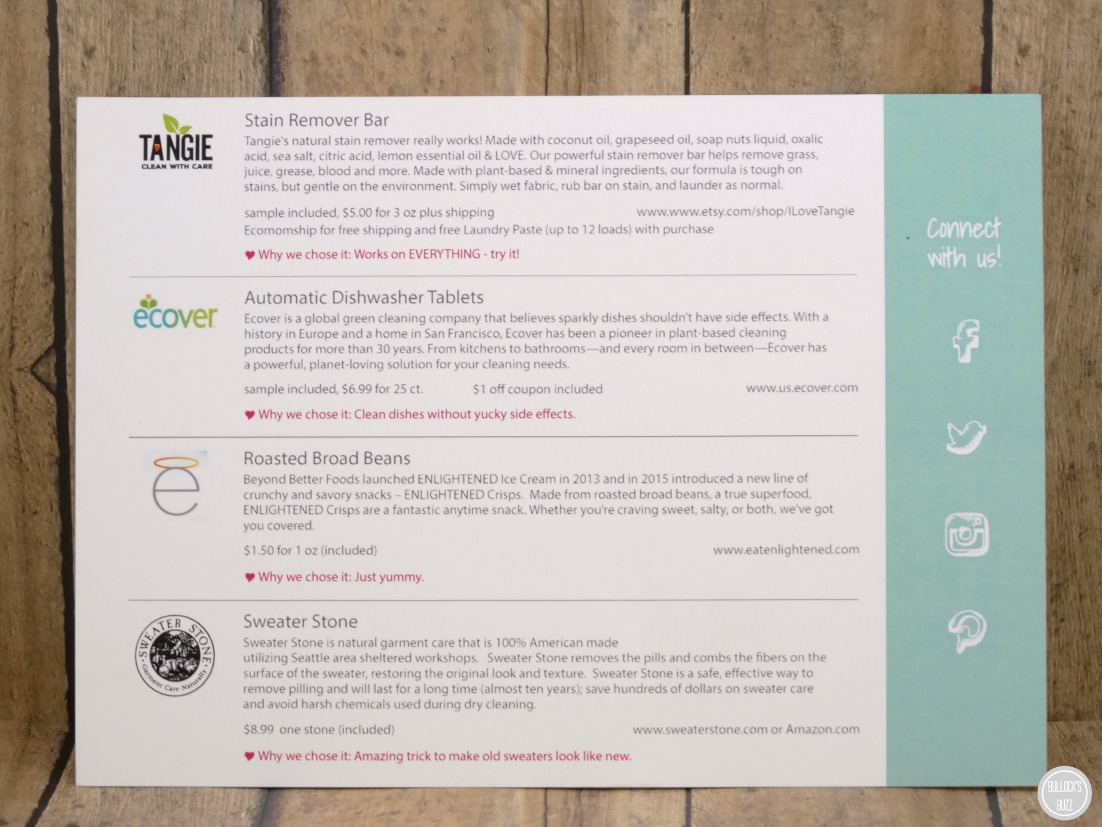 ecocentric mom information card