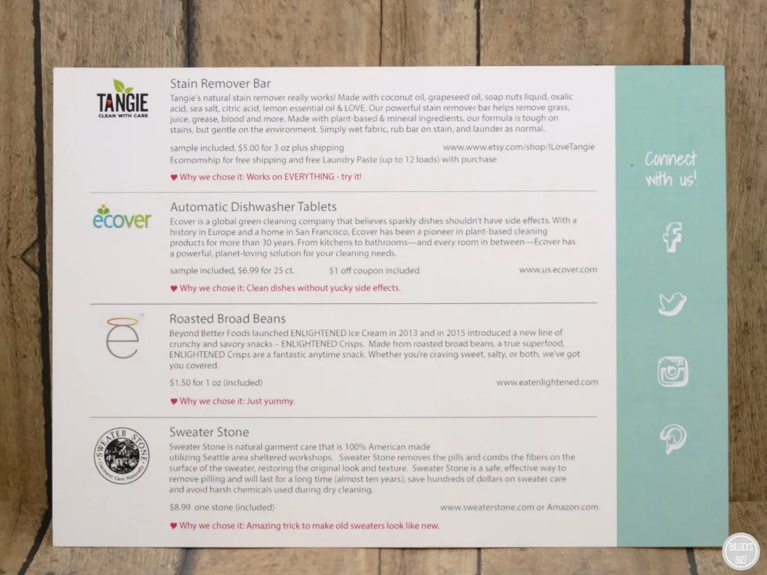 ecocentric mom information card