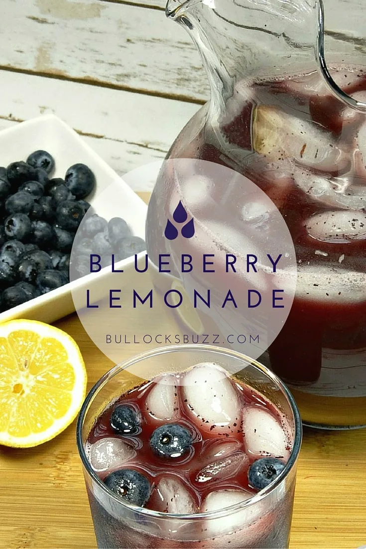 Fresh, sweet pureed blueberries combined with tart lemon makes for a deliciously refreshing summer drink in this Homemade Blueberry Lemonade! 