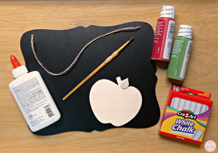 DIY teacher chalkboard teacher Appreciation Gift Teacher Chalkboard and Apple supplies needed