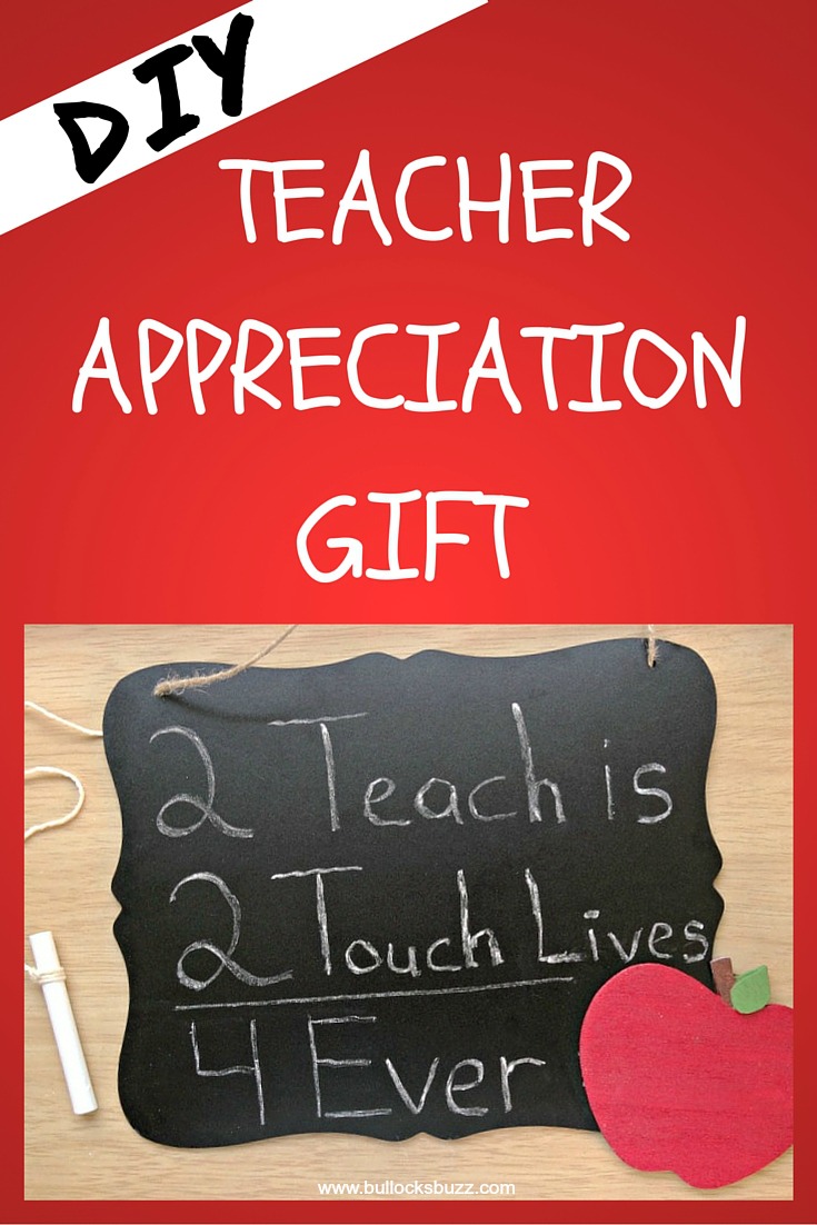 DIY teacher chalkboard teacher Appreciation Gift main image1