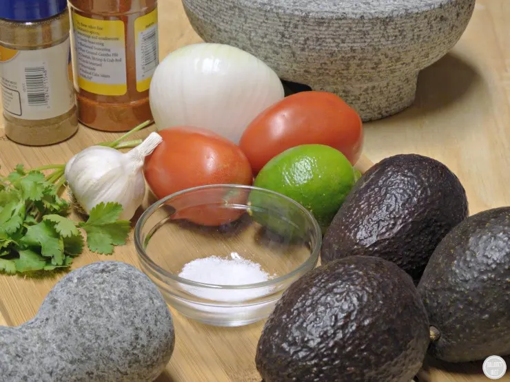 homemade guacamole recipe fresh  ingredients