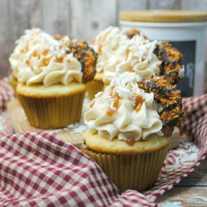 Samoa Cupcakes