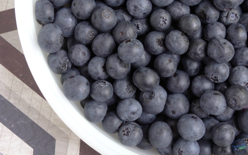 Blueberry Cobbler Fresh From Florida blueberries in bowl