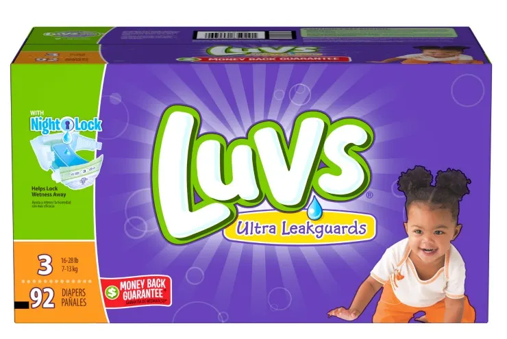 Luvs diapers Box Product Shot