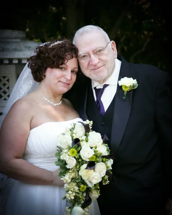 Father's Day without my dad me and dad at my wedding