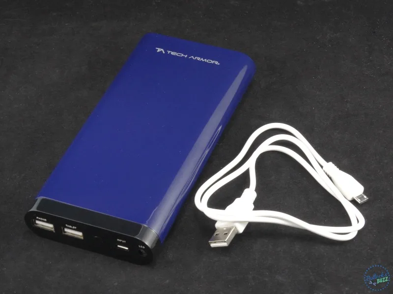 Tech Armor ActivePower 208000mAh External USB Power Bank top view