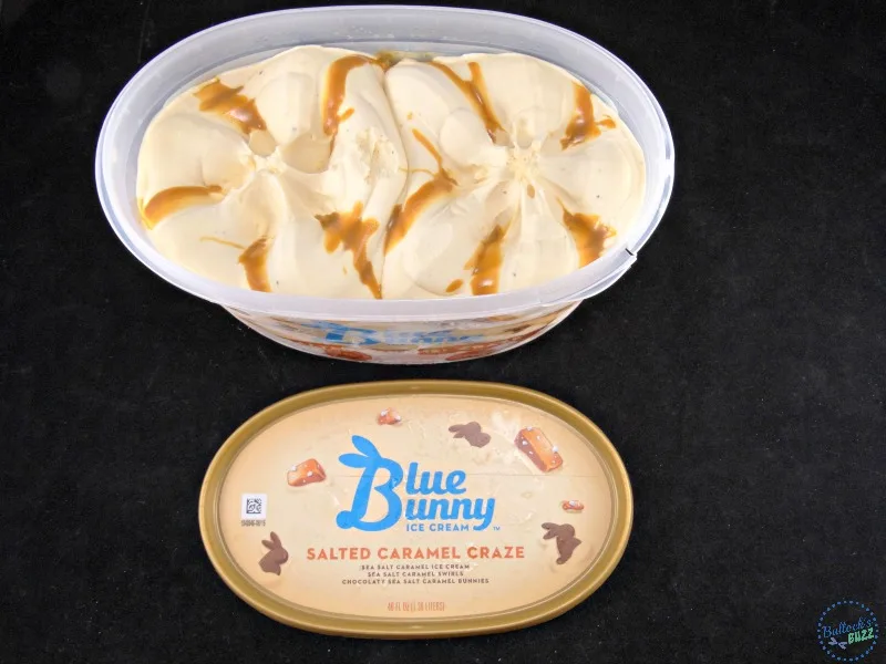 caramel almond vanilla ice cream torte blue bunny inside