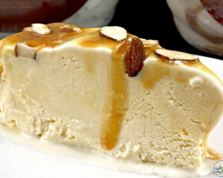 Caramel Almond Vanilla Ice Cream Torte