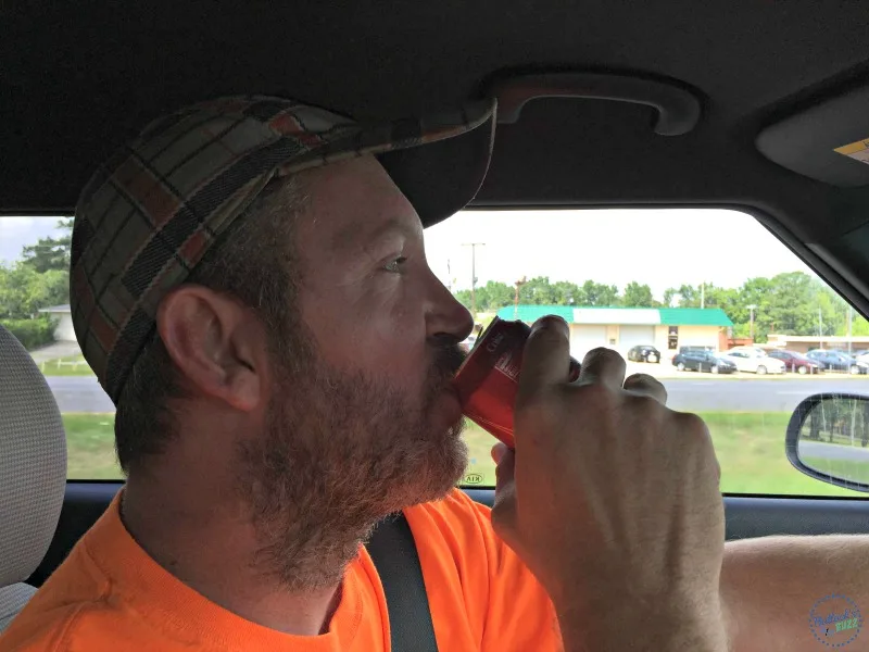 diy drink cooler and matching cups road trip