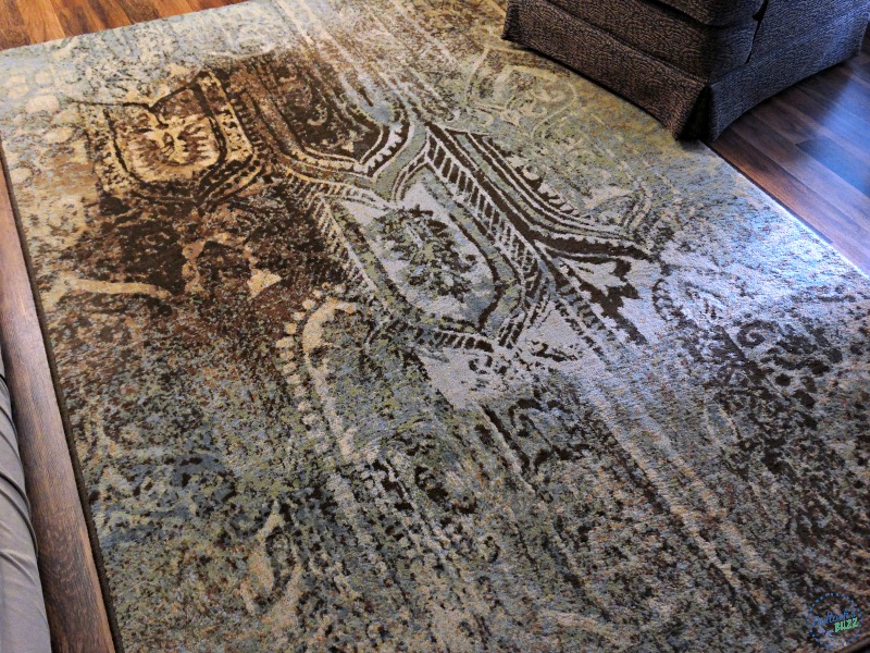rug from jeromes furniture home decor on a budget angle 2