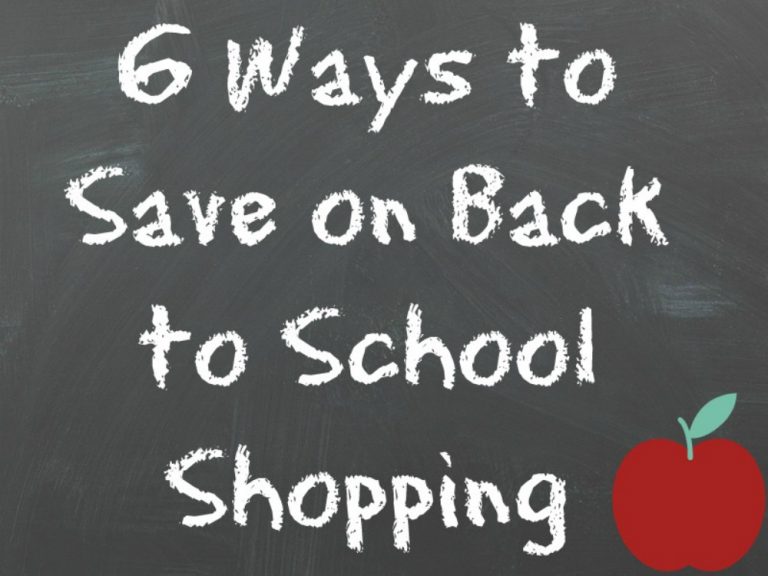 6 Ways to Save on Back to School Shopping #Saveomax16