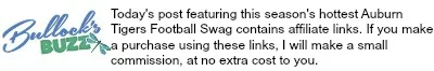 auburn tigers football swag affiliate link disclosure