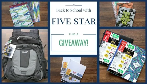 back to school with five star giveaway