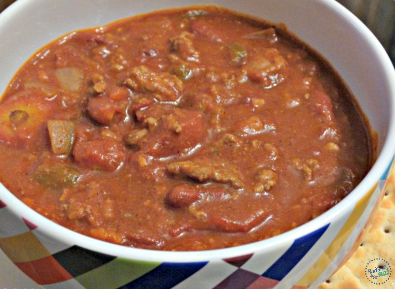 chili recipe in a bowl