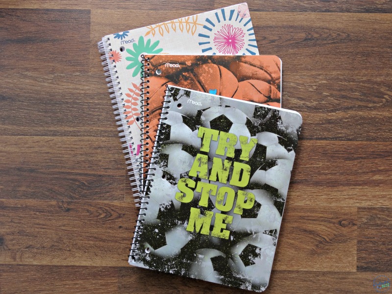 five star back to school notebooks