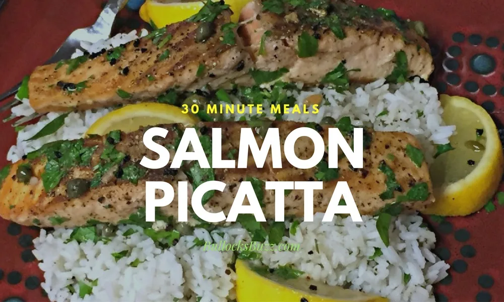 Golden pan-seared salmon is sautéed  to perfection in a tangy, bold sauce picatta sauce that perfectly compliments the salmon’s rich, full flavor in this quick and easy Salmon Picatta recipe.
