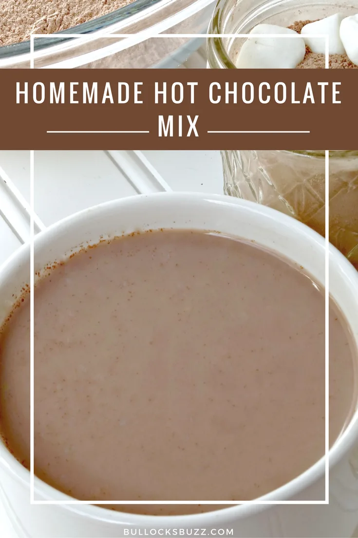 This hot chocolate mix makes the most delicious rich, chocolatey, creamy, warming hot chocolate. Keep it for yourself or give it as a gift. #recipe #hotchocolate