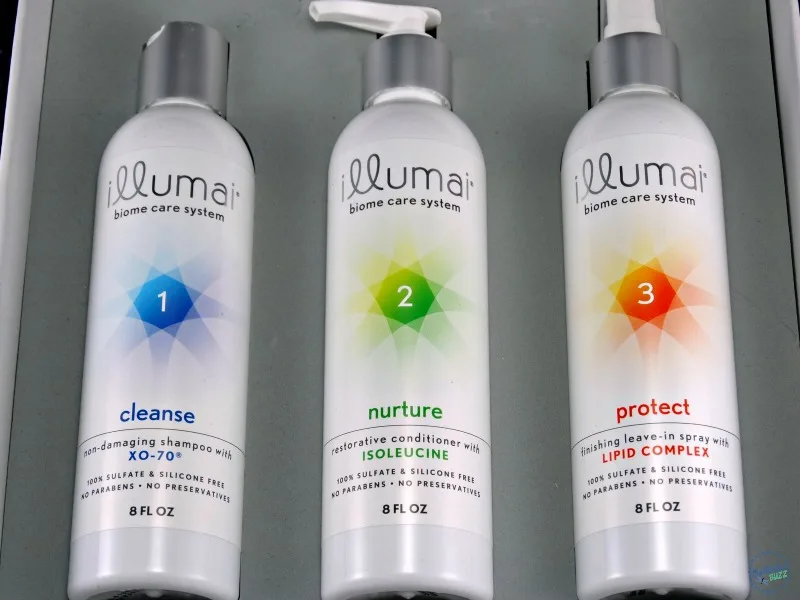 women's wellness-babblebox-illumai-hair-care-system