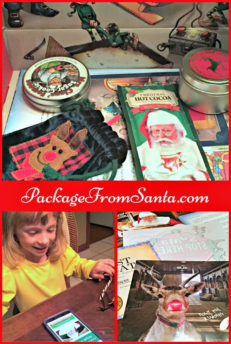 Tap into the Christmas magic that memories are made from with a personalized letter and treasure chest of goodies from PackageFromSanta.com