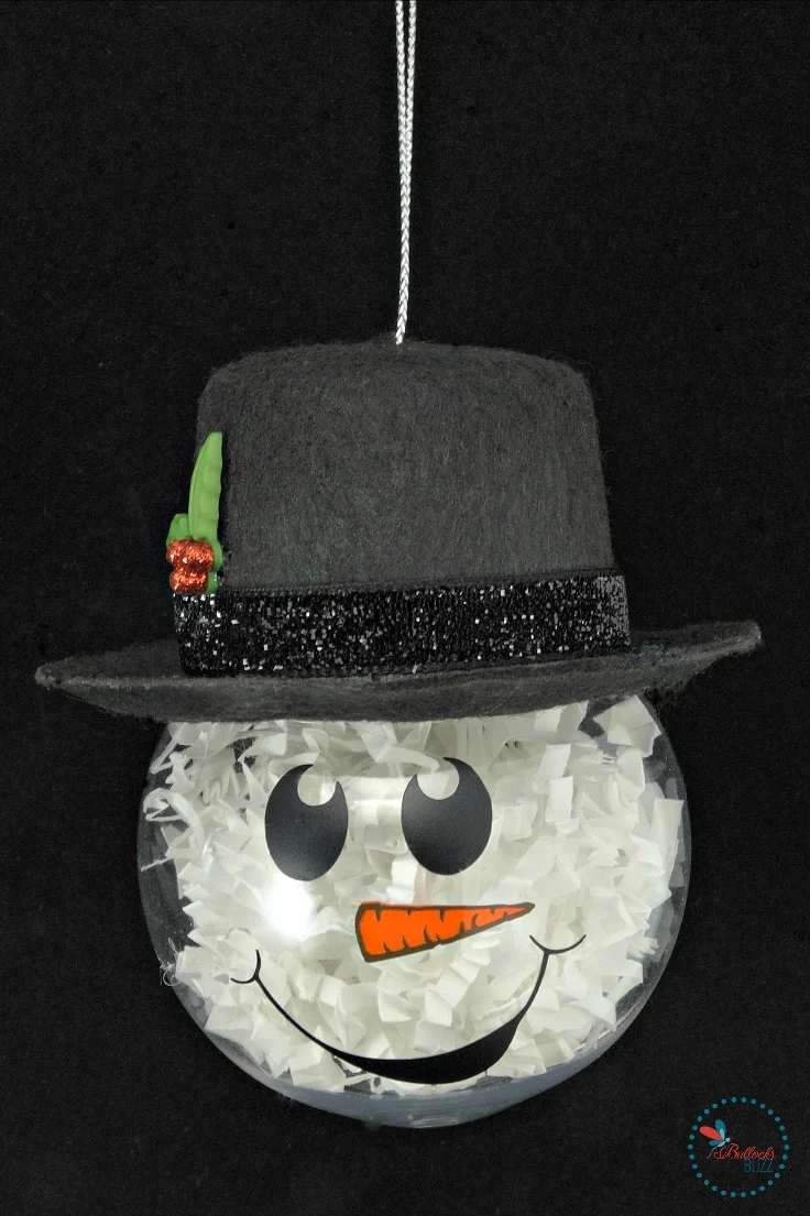 DIY Christmas Ornaments-snowman