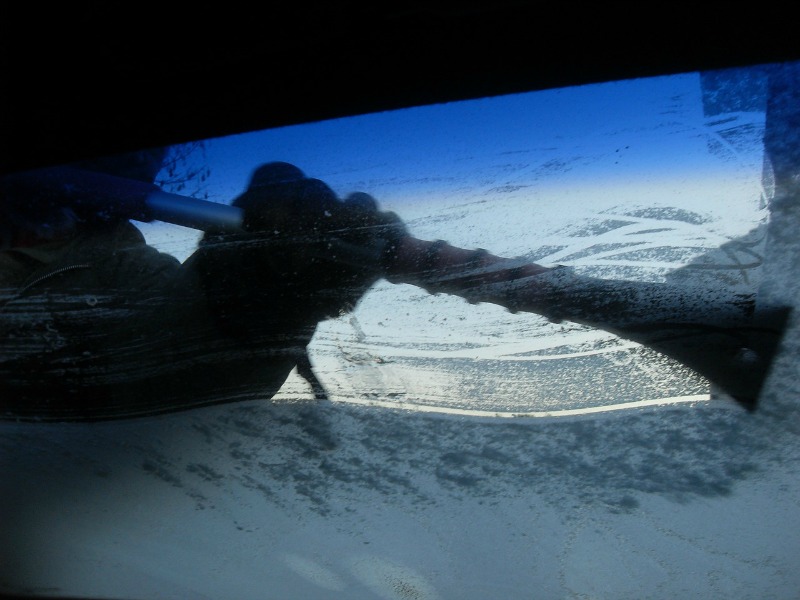 de-ice your windshield