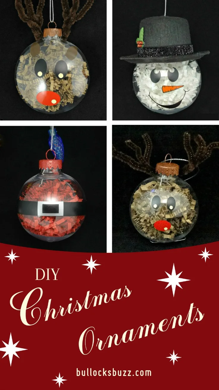 Made with colored crinkle paper shreds, these DIY Christmas Ornaments are not only fun, they are inexpensive and so easy the whole family can help!