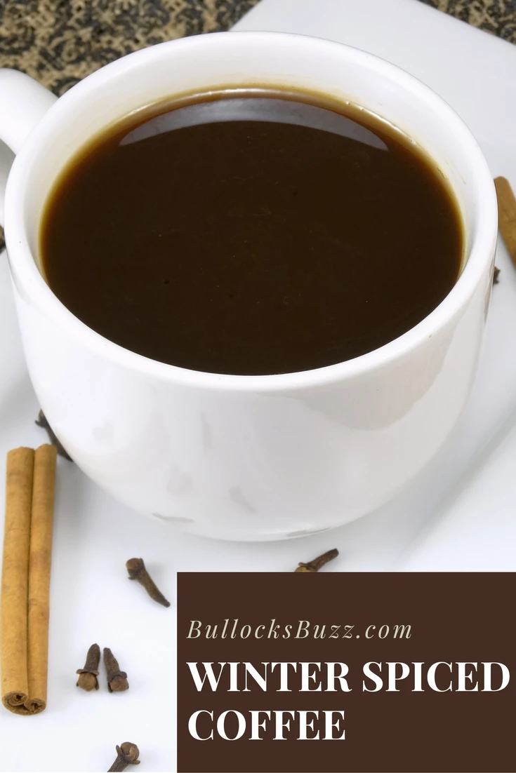 Flavored with cinnamon, cloves, and brown sugar, this delicious Winter Spiced Coffee Recipe is the prefect way to add some spice to your cuppa joe this holiday and winter season!