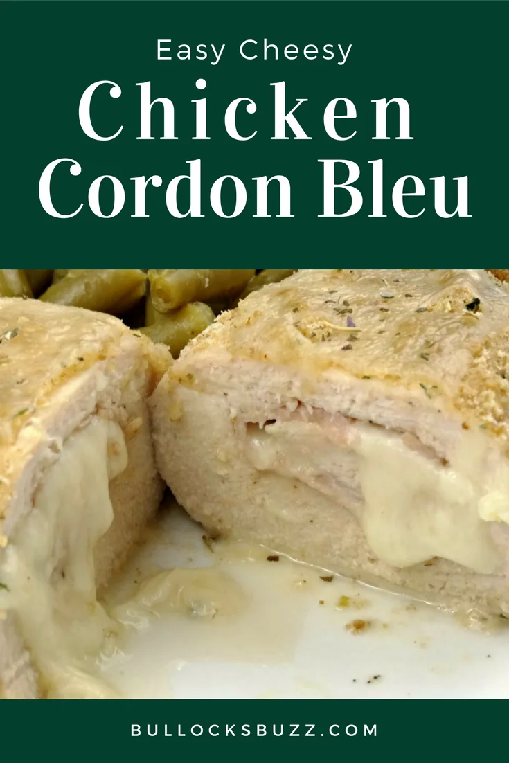 Chicken goes fancy when paired with ham and cheese in this Easy Cheesy Chicken Cordon Bleu recipe that is as elegant as it is easy. All the flavor, all the crunch, all the goodness of traditional Chicken Cordon Bleu - without all the fuss! 