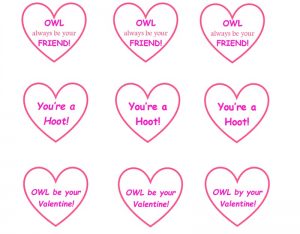 DIY Owl Valentines Candy Cards + Free Printable! Perfect for School ...