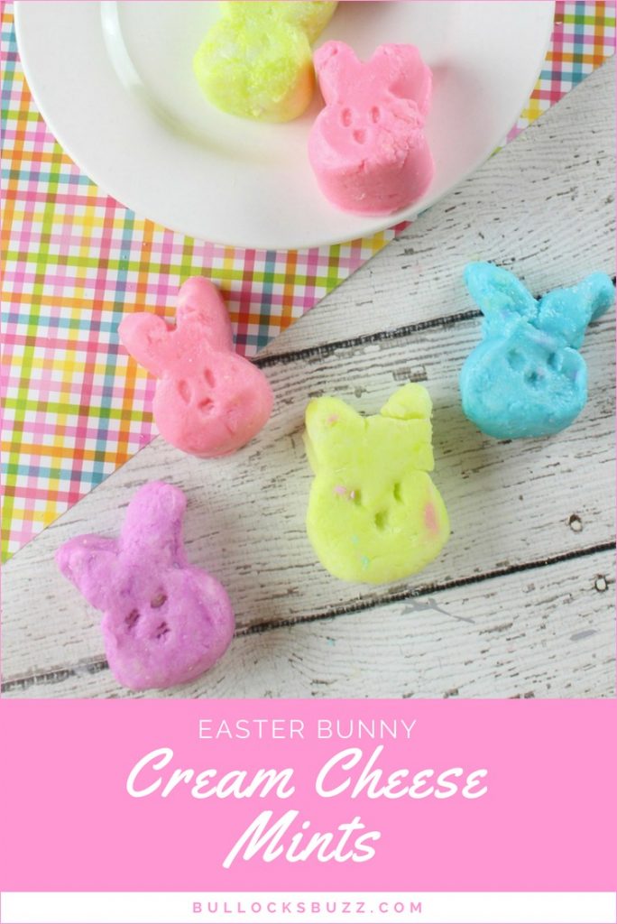 Easter Bunny Cream Cheese Mints Colorful Bites of Deliciousness