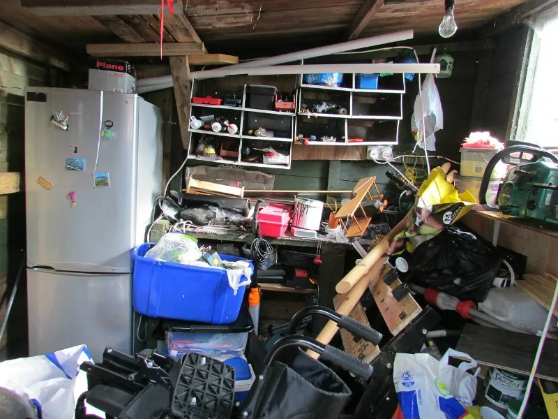 Tidy Home Tidy Mind Declutter Your Way To Happiness Today cluttered garage