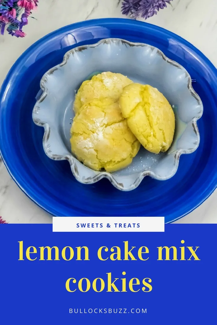 Soft, chewy, and easy-to-make these Lemon Cake Mix Cookies are perfect for any time you want a sweet treat.