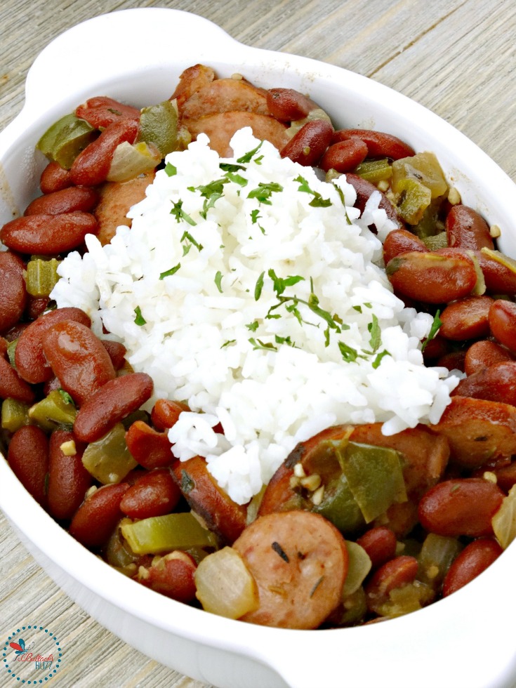 Enjoy Cajun food even when you're not in New Orleans with this simple weeknight Red Beans and Rice recipe. Smoky, hearty and slightly spicy, this incredibly delicious Red Beans and Rice is the ultimate Cajun comfort food. Canned beans makes this recipe quick and simple, yet rich and complex in flavor.